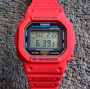 CASIO G-SHOCK DWE5600 ( CARBON CORE )